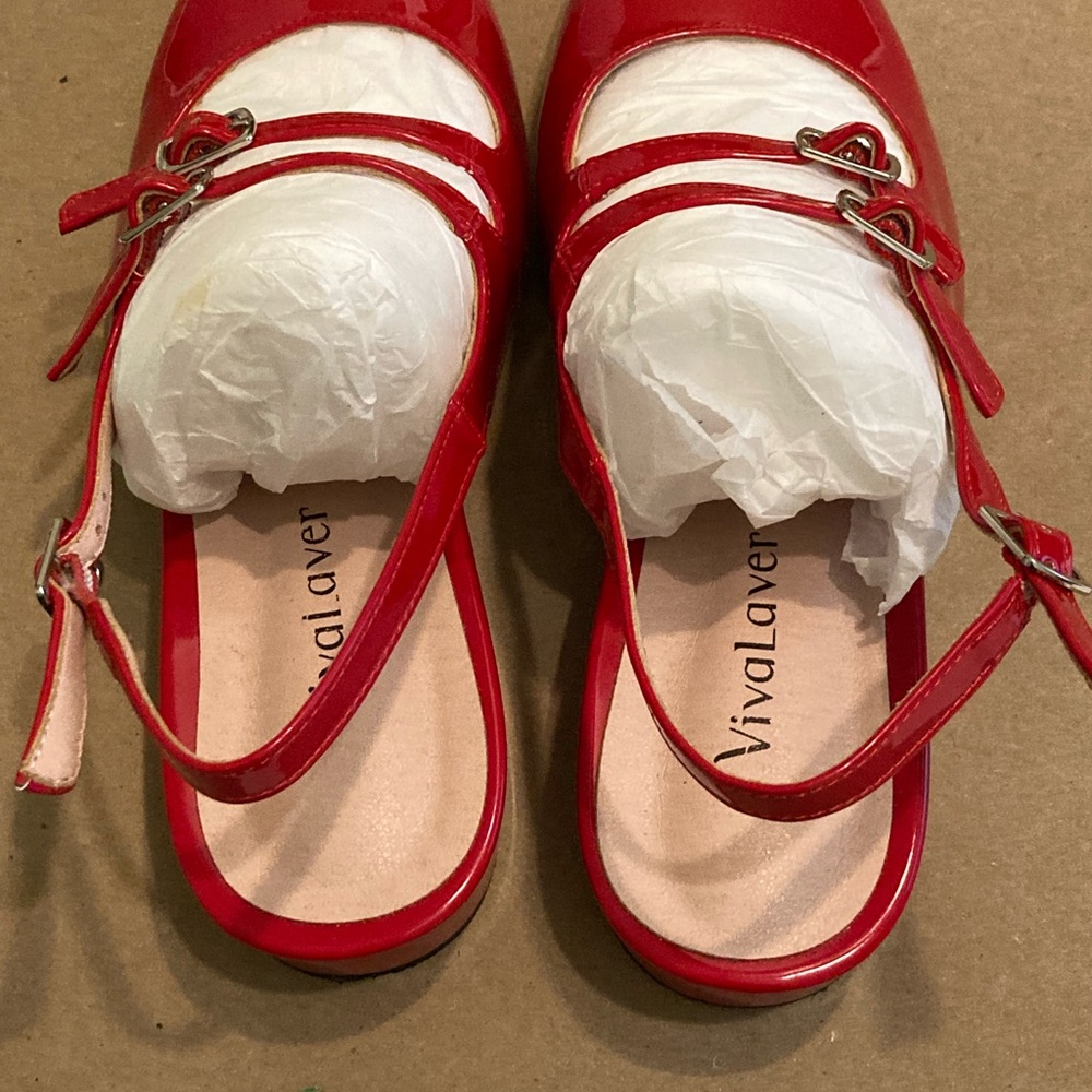 VivaLaver Mary Jane’s  Slingback low pumps - Picture 3 of 5